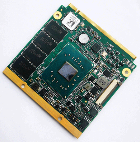 51-76004-0A20 Q7-AL-N3350-4G-8G-CT   Qseven Module with 4th Generation Intel Atom® Processor E3800 Series SoC (formerly codename: BayTrail)